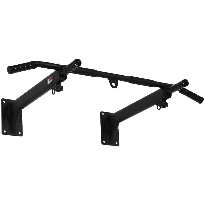 Klimmzugstange pull up bar Wandmontage Reckstange mit Ösen für Boxsack Stahl
