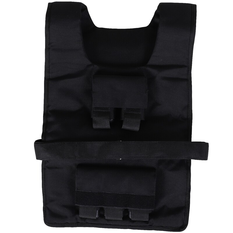 30 kg Trainingsweste Gewichtsweste Krafttraining Fitness Oxford Eisen Schwarz
