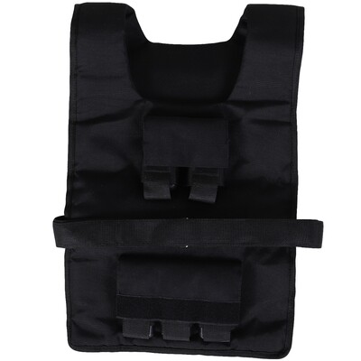 30 kg Trainingsweste Gewichtsweste Krafttraining Fitness Oxford Eisen Schwarz