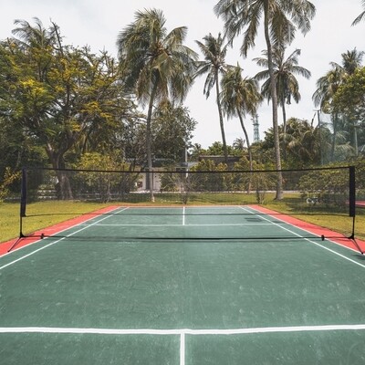 Badmintonnetz | Tragbar | Volleyball- und Tennis-Netz