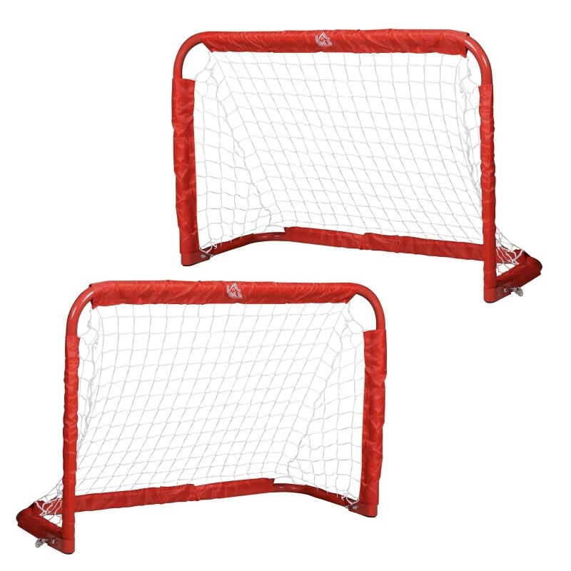Fussballtore Fussballnetz 2er Set Minitore Faltbar Stahl
