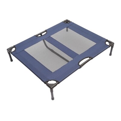 Hundeliege Schlafplatz Hundebett Katzenbett Blau 92 x 76 x 18 cm