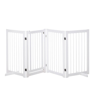 Hundeschutzgitter 220L x 36B x 91H cm freistehendes Sicherheitsgitter faltbar
