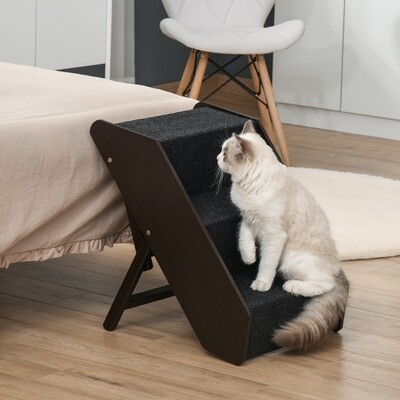 Katzentreppe Hundetreppe 3 Stufen klappbar H41-53cm