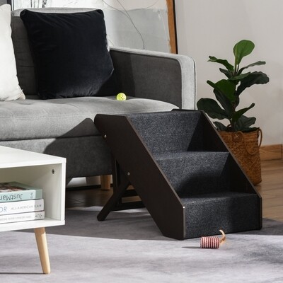 Katzentreppe Hundetreppe 3 Stufen klappbar H41-53cm