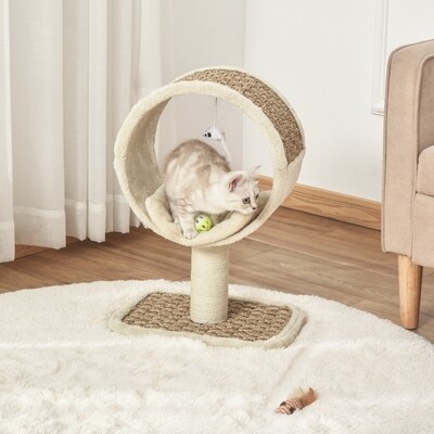 Katzenkratzbaum Katzenspielzeug Kletterbaum Jute