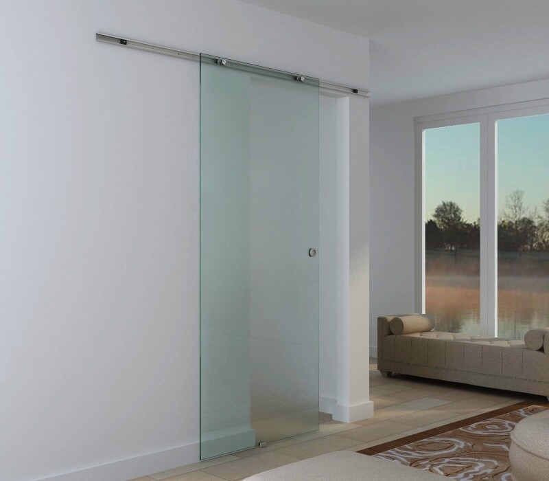 Glasschiebetür Glastür 1025 x 2050 mm matt