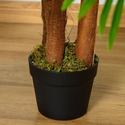 künstliche Pflanze 120 cm künstlicher Palmen Palme Kunstpflanze Zimmerpflanze Dekopfanze