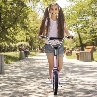 Kinderroller Scooter ab 5 Jahren Rosa