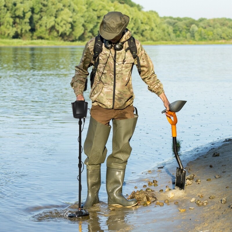 Metalldetektor Metallsuchgerät für Profis und Anfänger wasserdicht Ø22 cm