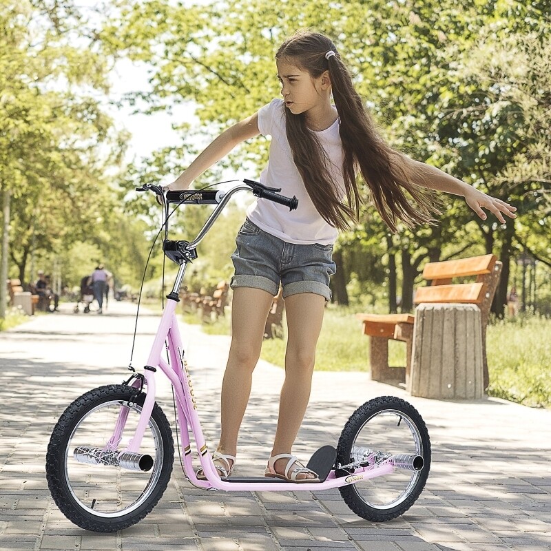Kinderroller Scooter ab 5 Jahren Rosa