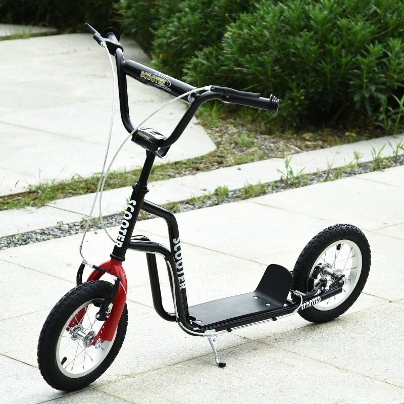 Roller für Kinder Tretroller mit Luftreifen 12 Zoll ab 5 Jahre