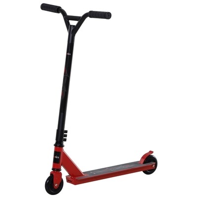 Pro Stunt Scooter Tretroller Freestyle Tricks PU-Rollen ab 14 Jahren Alu Rot