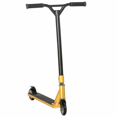 Stunt Scooter mit Bremse Gold 65 x 48,5 x 83 cm
