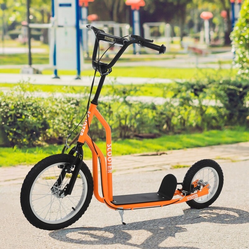 Tretroller Scooter Cityroller Kinder Aluminium  Orange