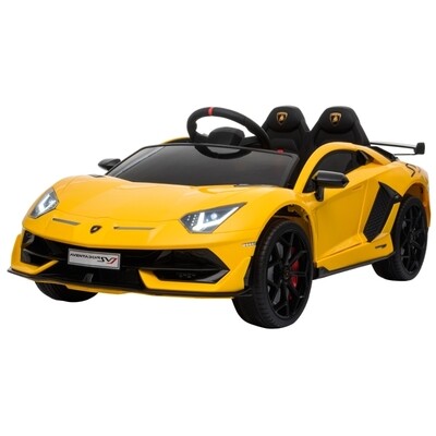 Kinderauto von Lamborghini SVJ Kinderfahrzeug Gelb