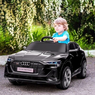 Kinder-Elektroauto Audi e-tron 3-8 km/h Schwarz 108 x 60 x 47 cm