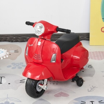 Elektrofahrzeug Vespa Kindermotorrad rot