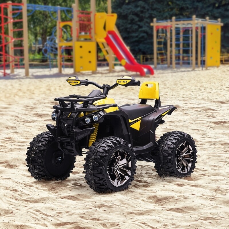 Elektro-Quad Kinder 100 cm x 65 cm x 73 cm gelb Elektro-Quad Kinder 100 cm x 65 cm x 73 cm gelb