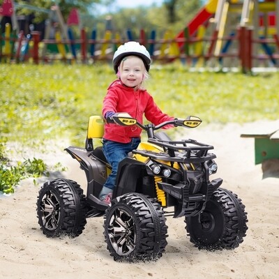 Elektro-Quad Kinder 100 cm x 65 cm x 73 cm gelb