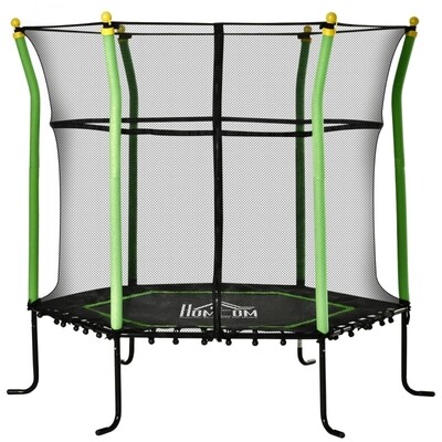 Trampolin für Kinder 162 cm x 162 cm x 163,5 cm grün