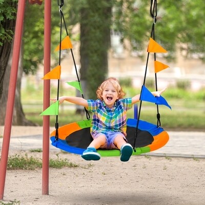 Nestschaukel Tellerschaukel Kinderschaukel Gartenschaukel bis 150 kg belastbar