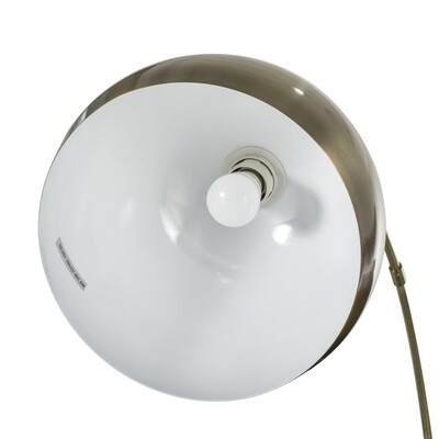 Stehlampe, Stehleuchte, Bogenlampe, Marmorfuss Metall