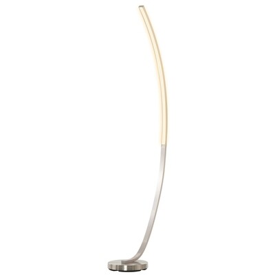 LED Stehlampe in Kurvenform Stehleuchte Standleuchte Alu