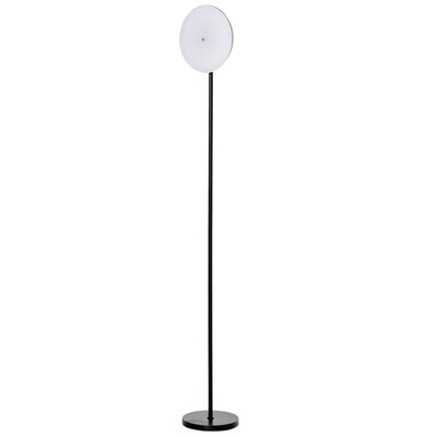 Stehlampe mit LED um 90 Grad verstellbar schwarz