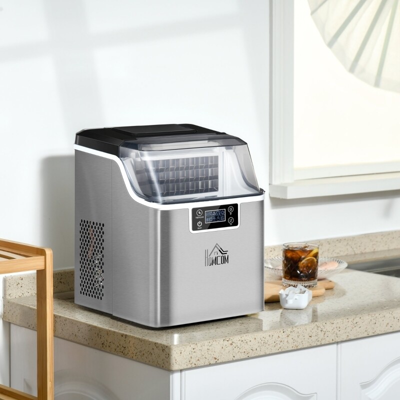 Eiswürfelmaschine, Eiswürfelbereiter mit 3,2 L Wassertank