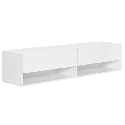 TV Schrank, Hängeschrank, TV-Board, TV-Ständer, Weiss,