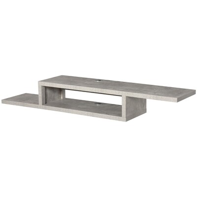 TV Lowboard Hängeboard Fernsehschrank Zementgrau