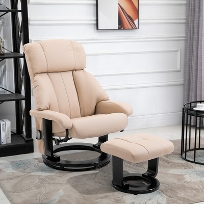 Relaxsessel mit Massagefunktion Fernsehsessel beige
