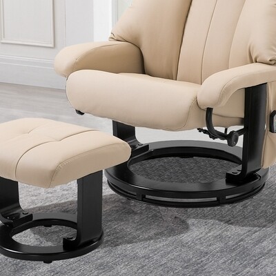 Relaxsessel mit Massagefunktion Fernsehsessel beige
