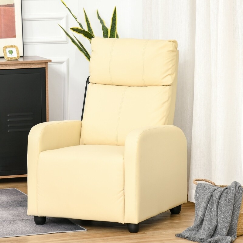 Relaxsessel Fernsehsessel mit Liegefunktion creme