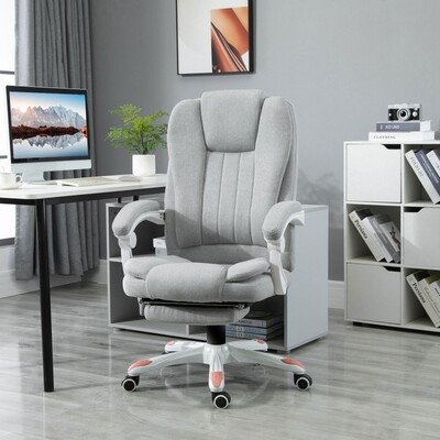 Massagesessel Bürostuhl Gaming Stuhl grau