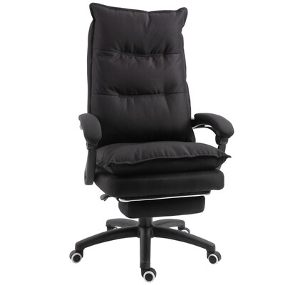 Chefsessel mit Massagefunktion schwarz