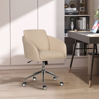 Bürostuhl ergonomisch höhenverstellbar Beige