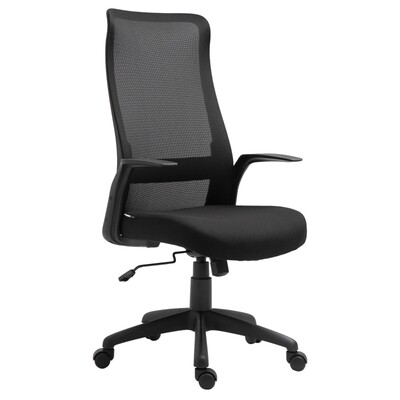 Bürostuhl mit Mesh-Gewebe Schwarz 62 cm x 62 cm x 122 cm