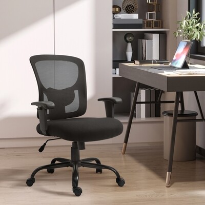 Mesh Bürostuhl Schreibtischstuhl Stuhl schwarz