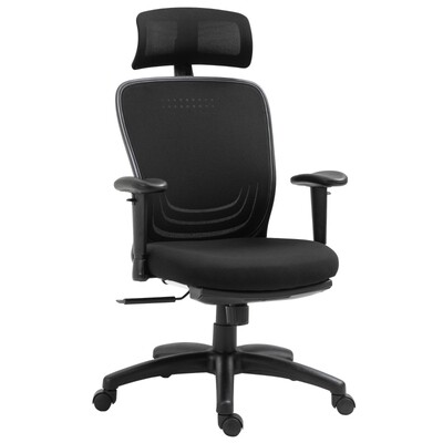 höhenverstellbarer Bürostuhl PC Stuhl schwarz
