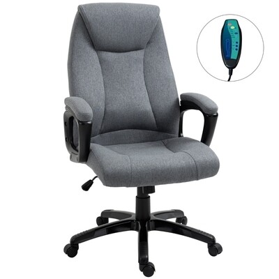 Massagesessel Chefsessel Drehstuhl Gamingstuhl Massagebürostuhl Grau