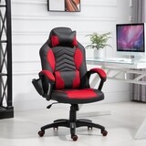 Bürostuhl Ergonomisch Massagesessel Gaming Stuhl Schwarz