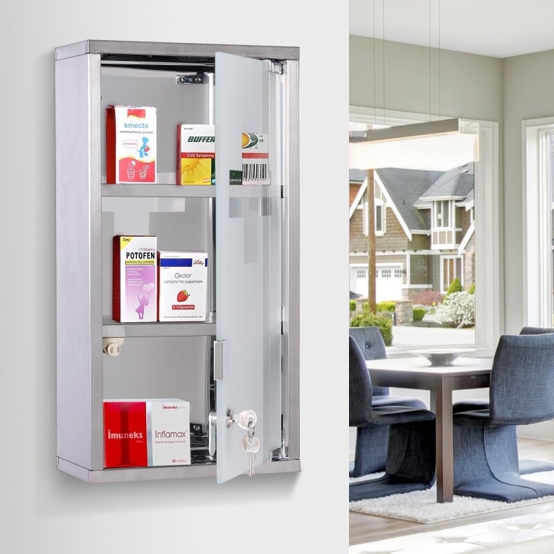Medizinschrank Medikamentenschrank Arzneischrank 3 Fächer
