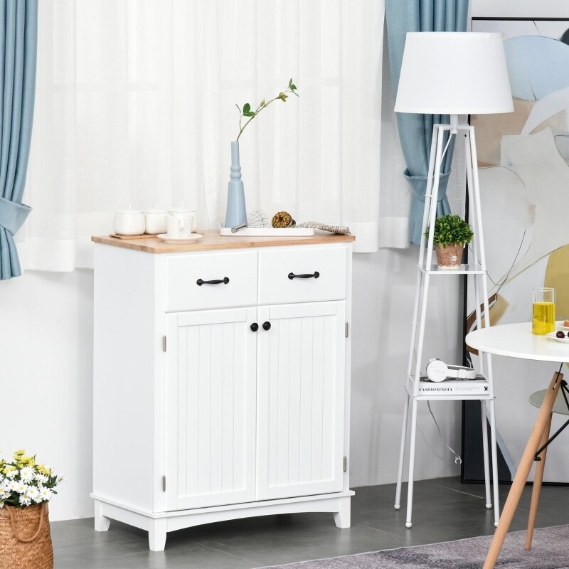 Küchenschrank Sideboard Kommode mit 2 Schubladen