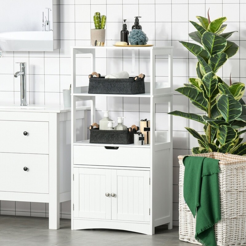 Badezimmer Midischrank Badezimmerschrank Weiss