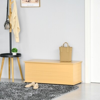 Truhe Aufbewahrungsbox Holzkiste Deckel Buche