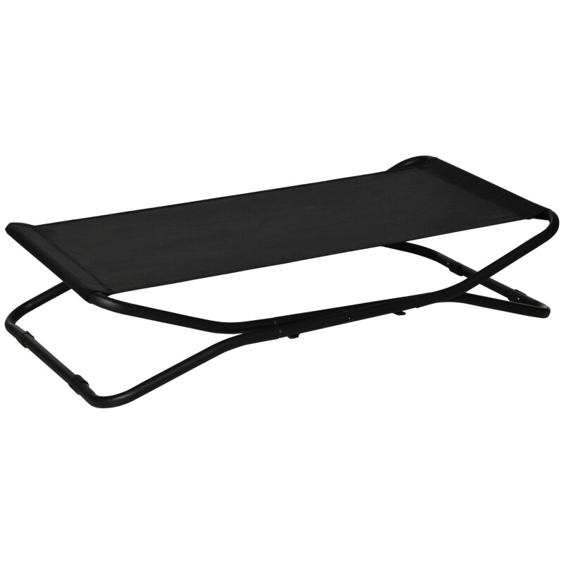 Indoor &amp; Outdoor Hundebett Schwarz 111 x 65,5 x 19 cm