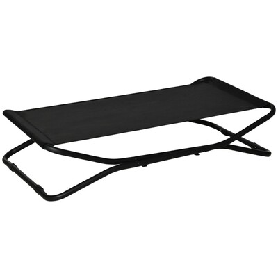 Indoor &amp; Outdoor Hundebett Schwarz 111 x 65,5 x 19 cm