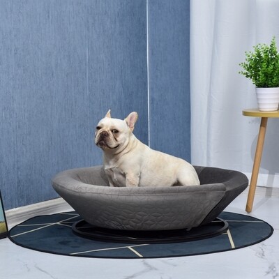 Hundesofa Haustiersofa Hundebett Katzensofa Grau